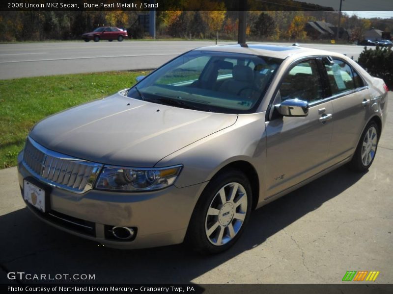 Dune Pearl Metallic / Sand 2008 Lincoln MKZ Sedan