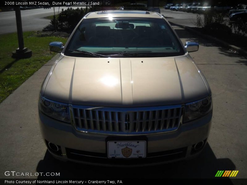 Dune Pearl Metallic / Sand 2008 Lincoln MKZ Sedan