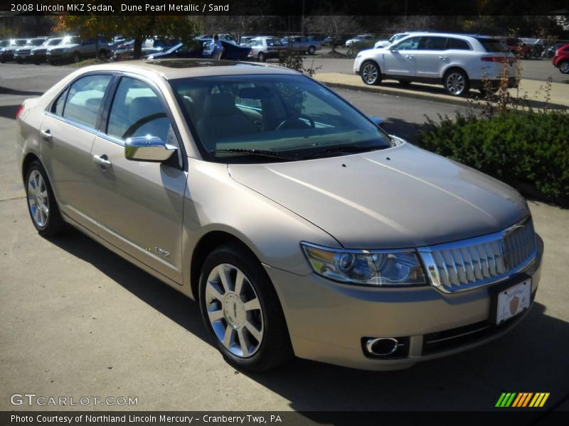 Dune Pearl Metallic / Sand 2008 Lincoln MKZ Sedan