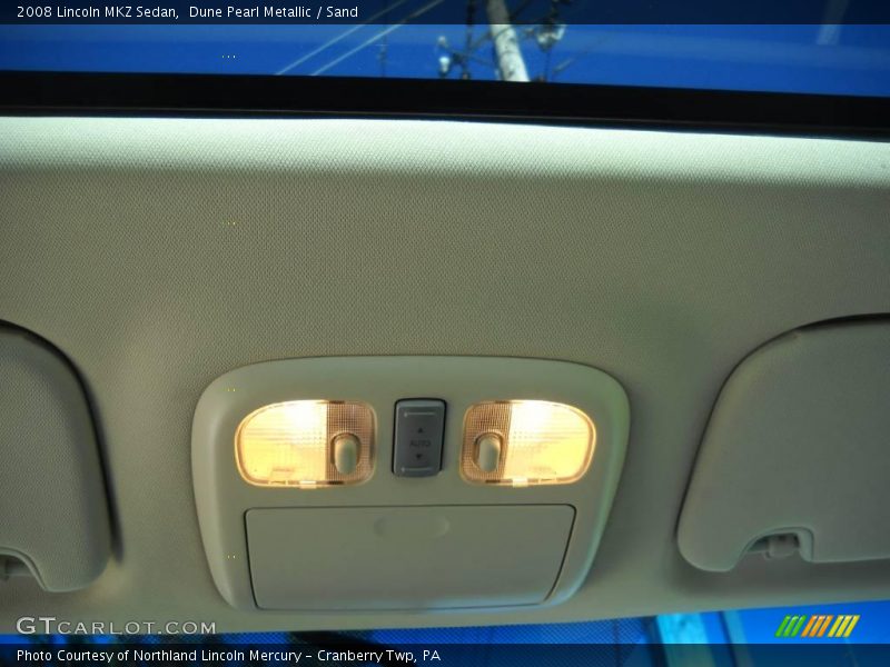 Dune Pearl Metallic / Sand 2008 Lincoln MKZ Sedan