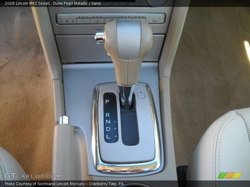 Dune Pearl Metallic / Sand 2008 Lincoln MKZ Sedan