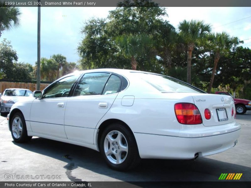 Diamond White Pearl / Ivory 1999 Lexus GS 300