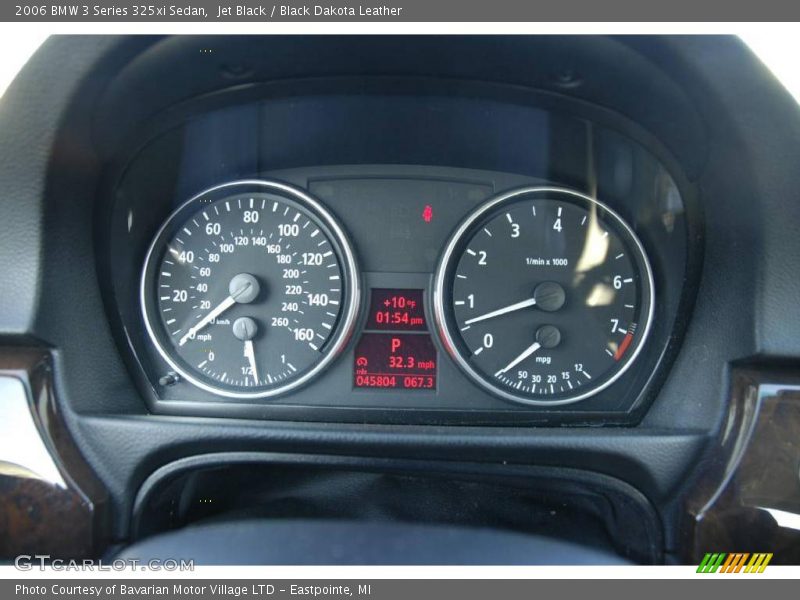 Jet Black / Black Dakota Leather 2006 BMW 3 Series 325xi Sedan