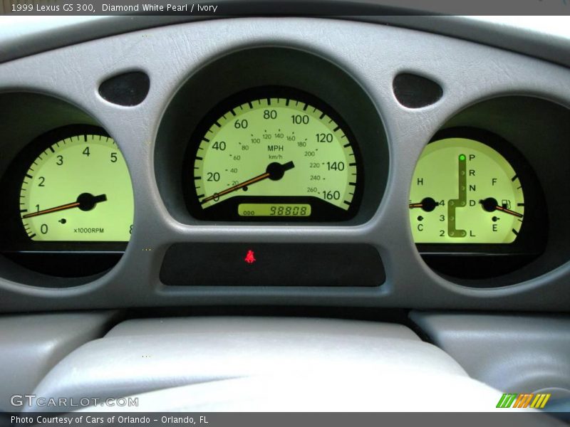 Diamond White Pearl / Ivory 1999 Lexus GS 300