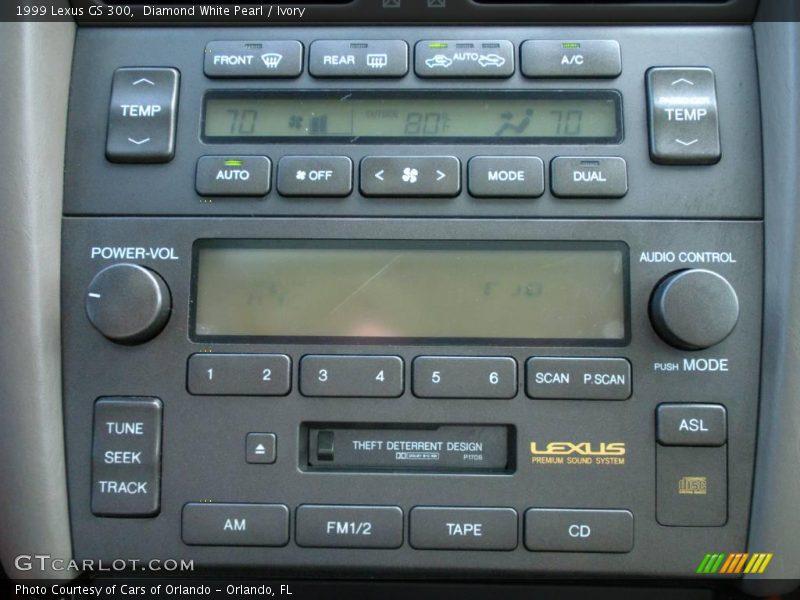 Diamond White Pearl / Ivory 1999 Lexus GS 300