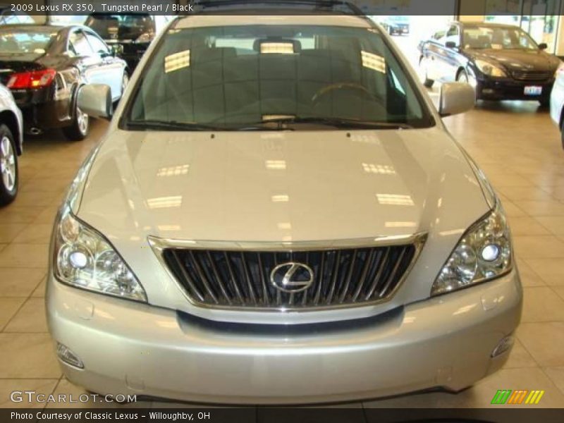 Tungsten Pearl / Black 2009 Lexus RX 350