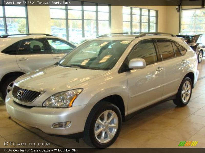 Tungsten Pearl / Black 2009 Lexus RX 350