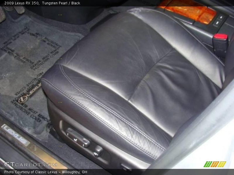 Tungsten Pearl / Black 2009 Lexus RX 350