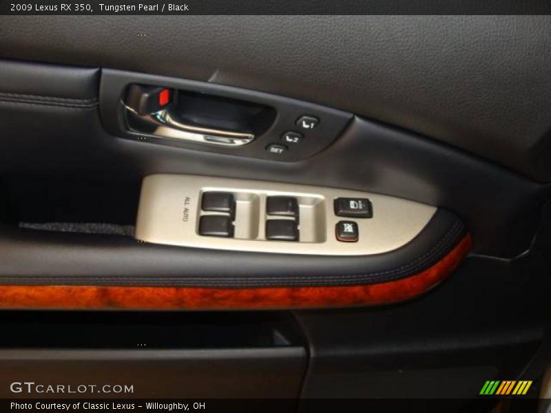 Tungsten Pearl / Black 2009 Lexus RX 350
