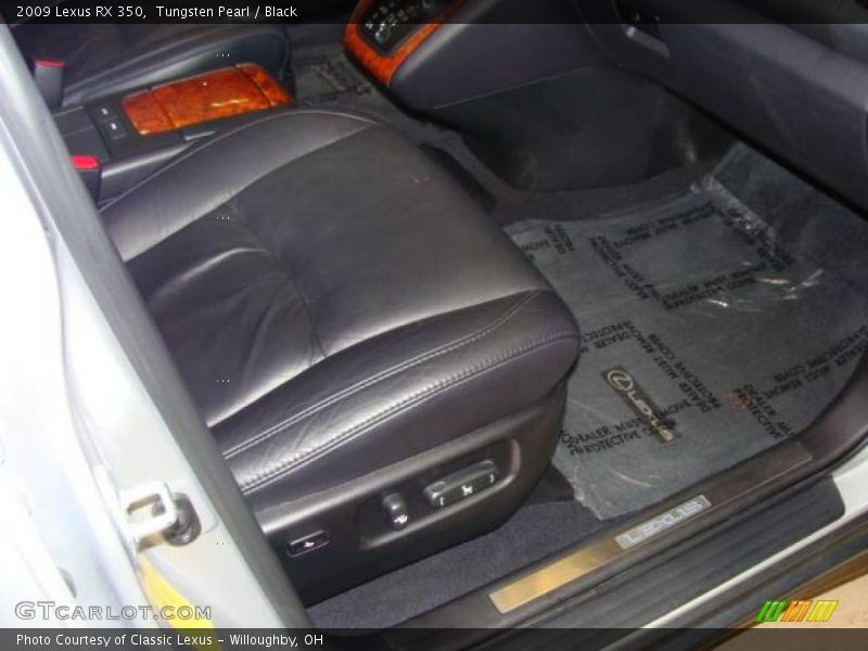Tungsten Pearl / Black 2009 Lexus RX 350
