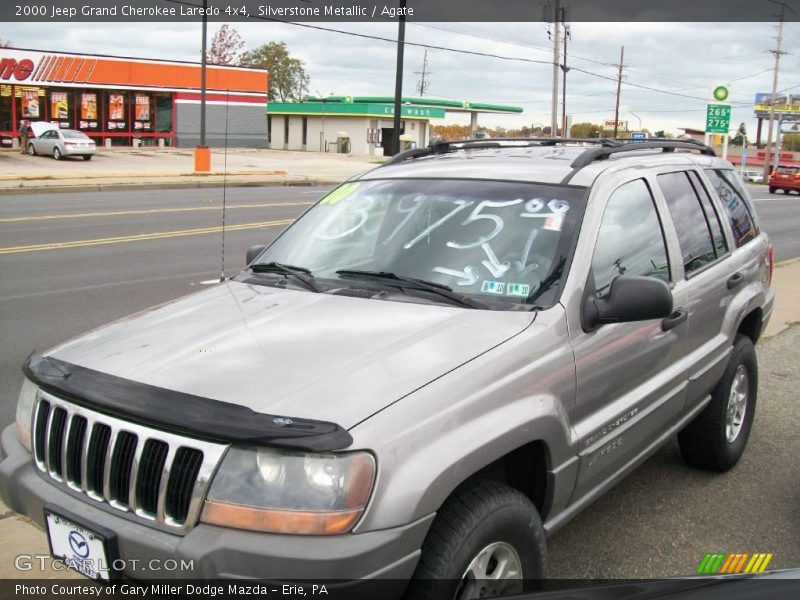 Silverstone Metallic / Agate 2000 Jeep Grand Cherokee Laredo 4x4