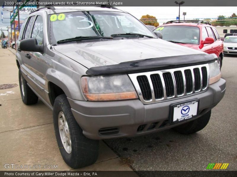 Silverstone Metallic / Agate 2000 Jeep Grand Cherokee Laredo 4x4