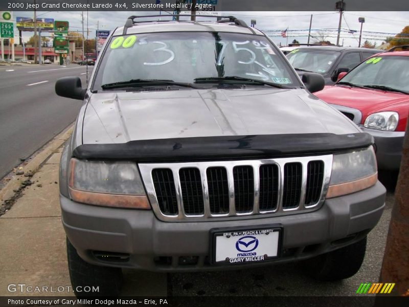 Silverstone Metallic / Agate 2000 Jeep Grand Cherokee Laredo 4x4