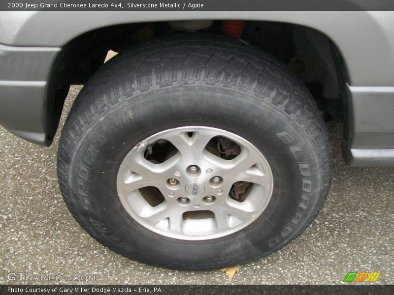 Silverstone Metallic / Agate 2000 Jeep Grand Cherokee Laredo 4x4