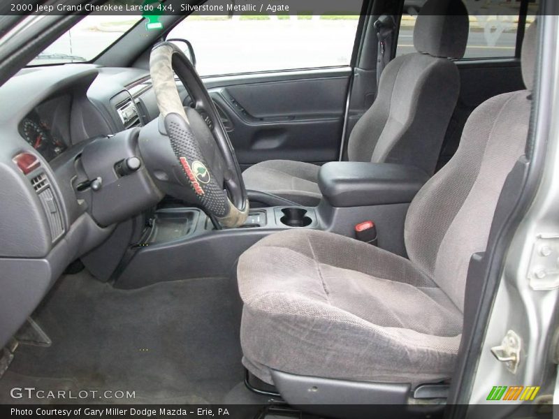Silverstone Metallic / Agate 2000 Jeep Grand Cherokee Laredo 4x4