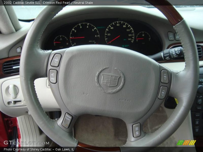 Crimson Red Pearl / Neutral Shale 2002 Cadillac Seville SLS