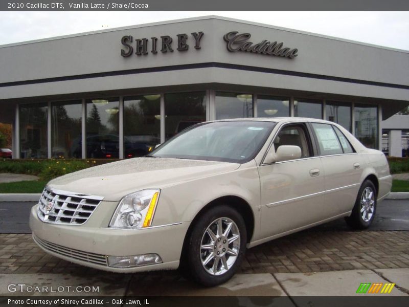 Vanilla Latte / Shale/Cocoa 2010 Cadillac DTS
