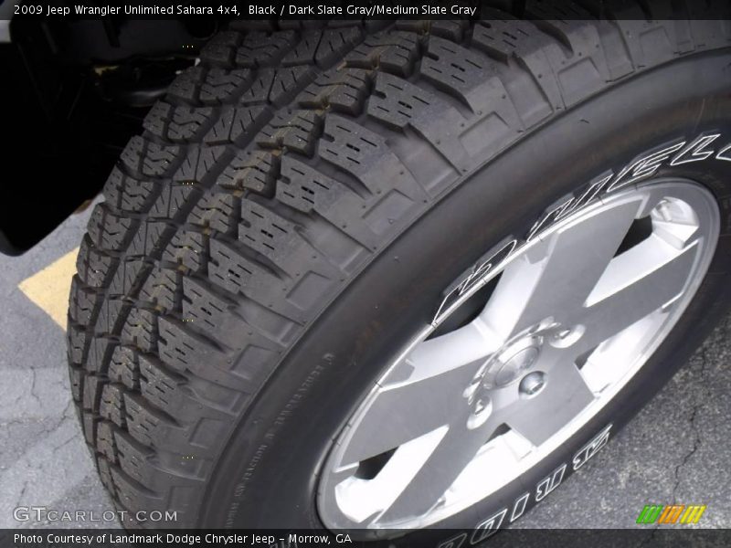 Black / Dark Slate Gray/Medium Slate Gray 2009 Jeep Wrangler Unlimited Sahara 4x4