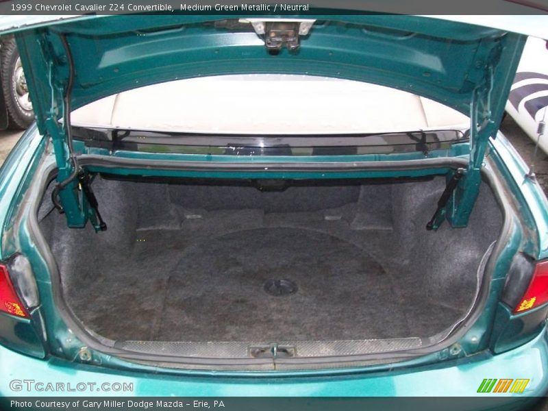 Medium Green Metallic / Neutral 1999 Chevrolet Cavalier Z24 Convertible