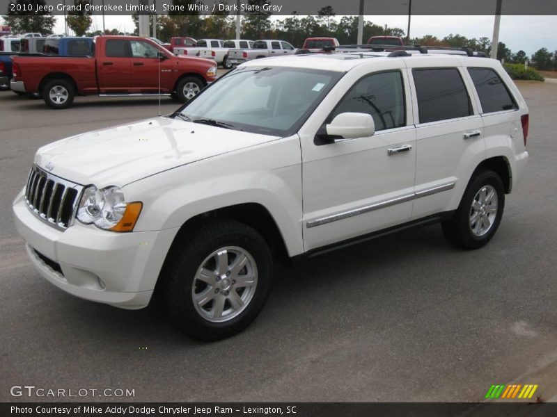 Stone White / Dark Slate Gray 2010 Jeep Grand Cherokee Limited