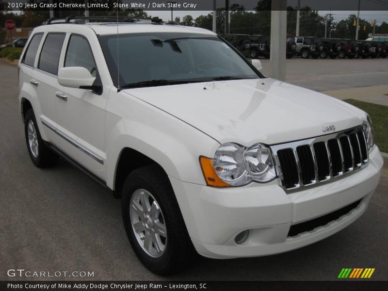 Stone White / Dark Slate Gray 2010 Jeep Grand Cherokee Limited