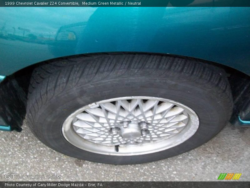 Medium Green Metallic / Neutral 1999 Chevrolet Cavalier Z24 Convertible