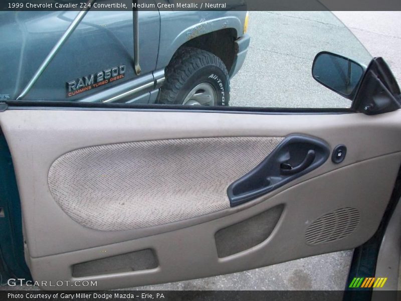 Medium Green Metallic / Neutral 1999 Chevrolet Cavalier Z24 Convertible