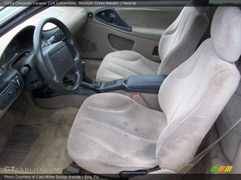 Medium Green Metallic / Neutral 1999 Chevrolet Cavalier Z24 Convertible