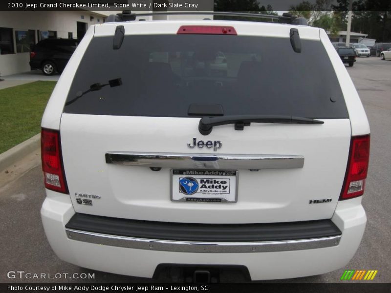 Stone White / Dark Slate Gray 2010 Jeep Grand Cherokee Limited
