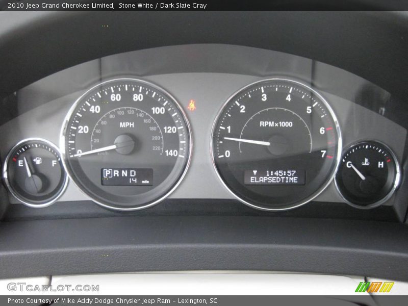 Stone White / Dark Slate Gray 2010 Jeep Grand Cherokee Limited