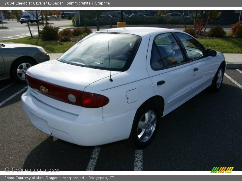 Summit White / Graphite 2004 Chevrolet Cavalier LS Sedan