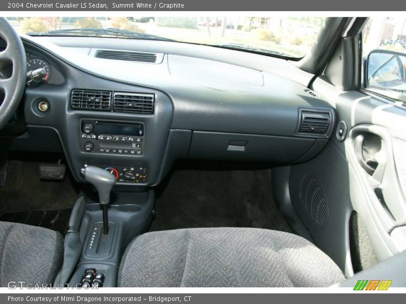 Summit White / Graphite 2004 Chevrolet Cavalier LS Sedan