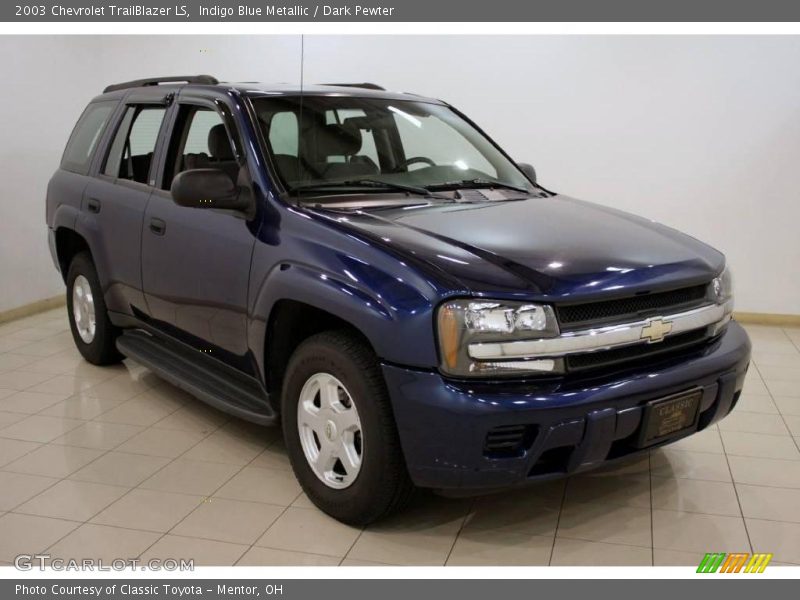 Indigo Blue Metallic / Dark Pewter 2003 Chevrolet TrailBlazer LS