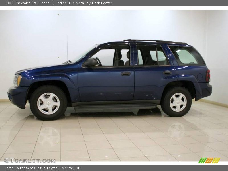 Indigo Blue Metallic / Dark Pewter 2003 Chevrolet TrailBlazer LS