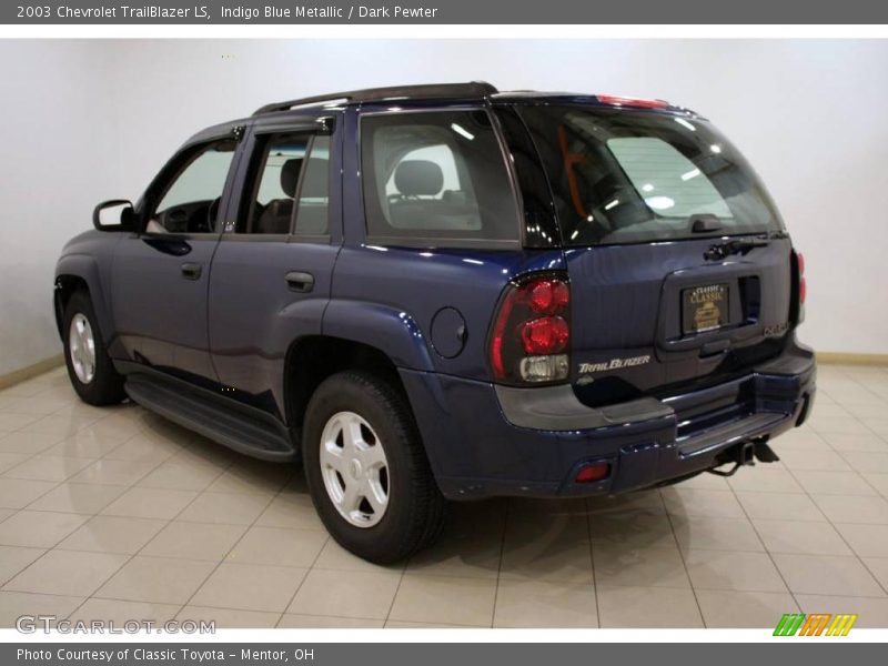 Indigo Blue Metallic / Dark Pewter 2003 Chevrolet TrailBlazer LS