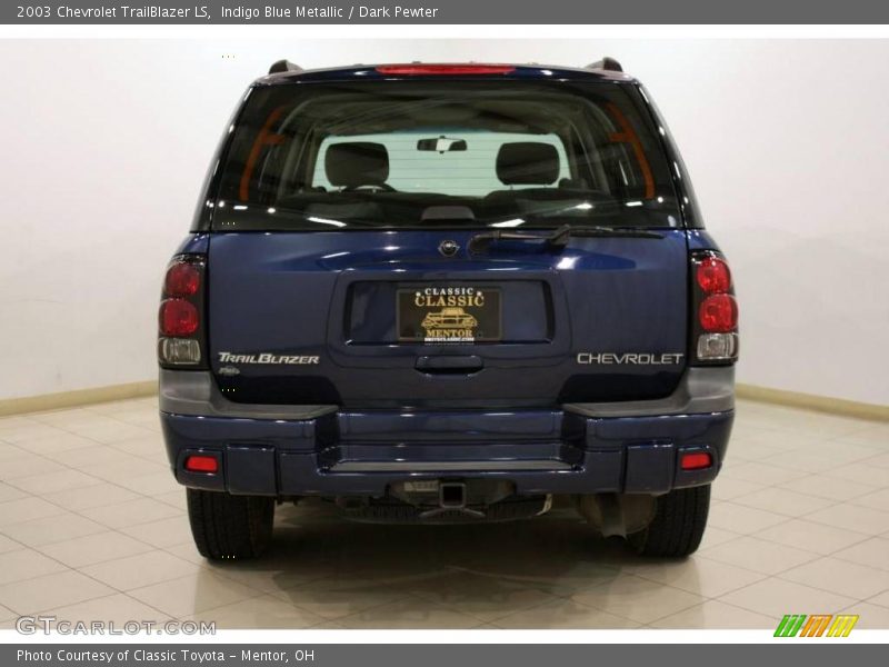 Indigo Blue Metallic / Dark Pewter 2003 Chevrolet TrailBlazer LS