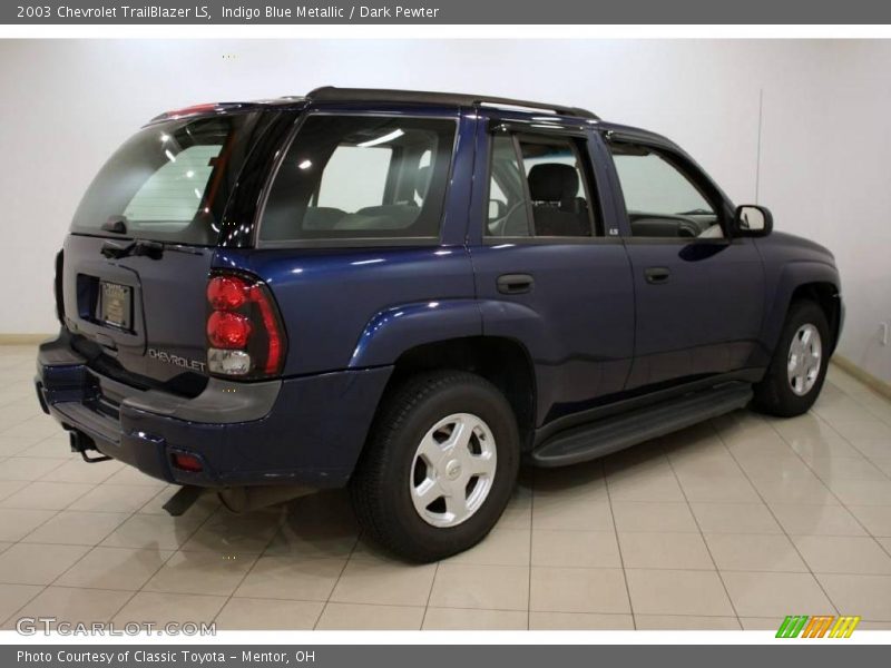 Indigo Blue Metallic / Dark Pewter 2003 Chevrolet TrailBlazer LS