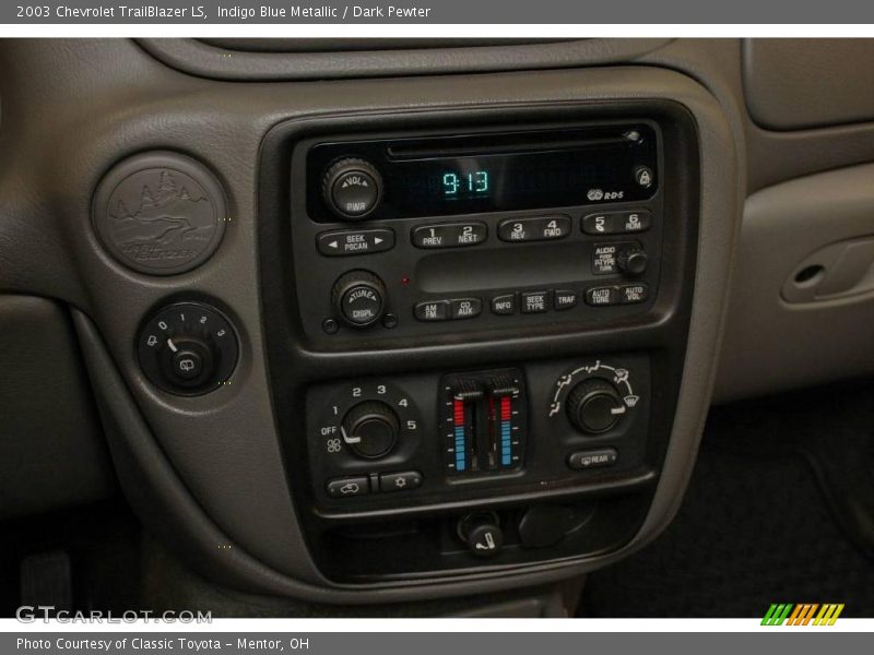 Indigo Blue Metallic / Dark Pewter 2003 Chevrolet TrailBlazer LS