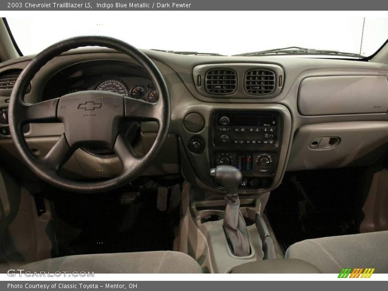 Indigo Blue Metallic / Dark Pewter 2003 Chevrolet TrailBlazer LS