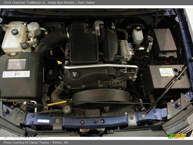 Indigo Blue Metallic / Dark Pewter 2003 Chevrolet TrailBlazer LS