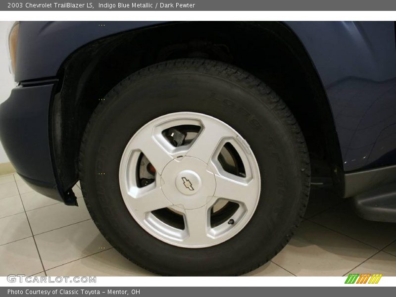 Indigo Blue Metallic / Dark Pewter 2003 Chevrolet TrailBlazer LS