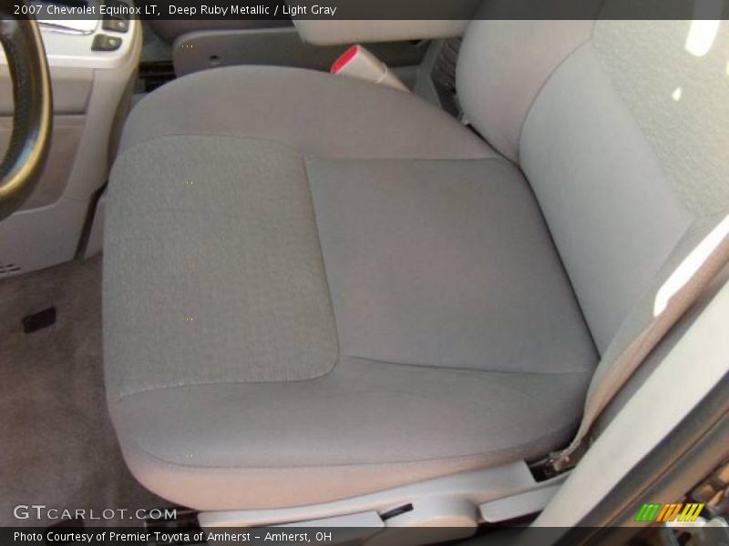 Deep Ruby Metallic / Light Gray 2007 Chevrolet Equinox LT