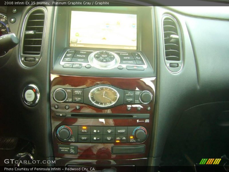 Platinum Graphite Gray / Graphite 2008 Infiniti EX 35 Journey
