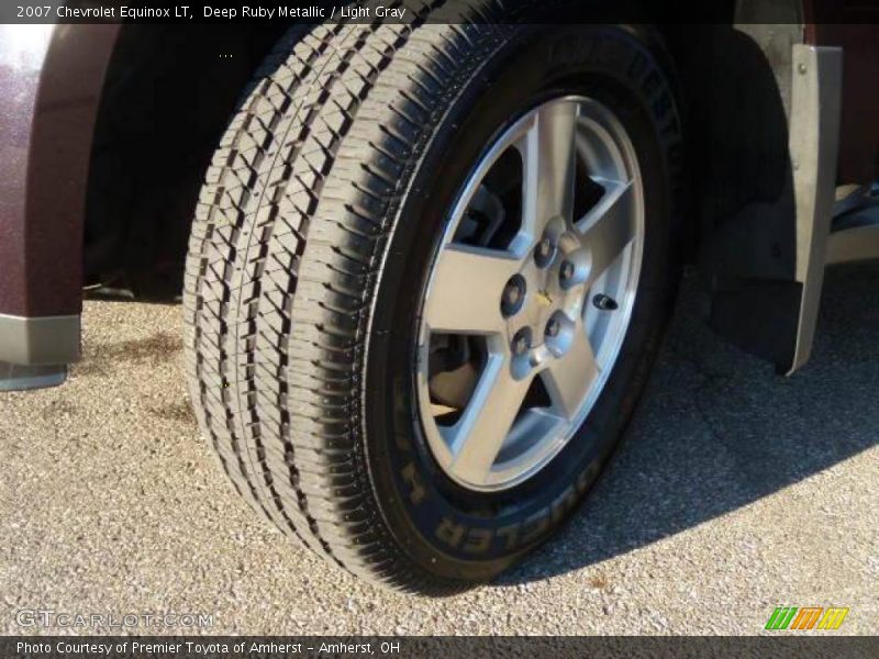 Deep Ruby Metallic / Light Gray 2007 Chevrolet Equinox LT