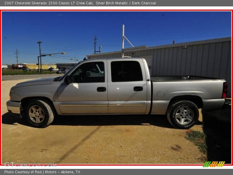 Silver Birch Metallic / Dark Charcoal 2007 Chevrolet Silverado 1500 Classic LT Crew Cab