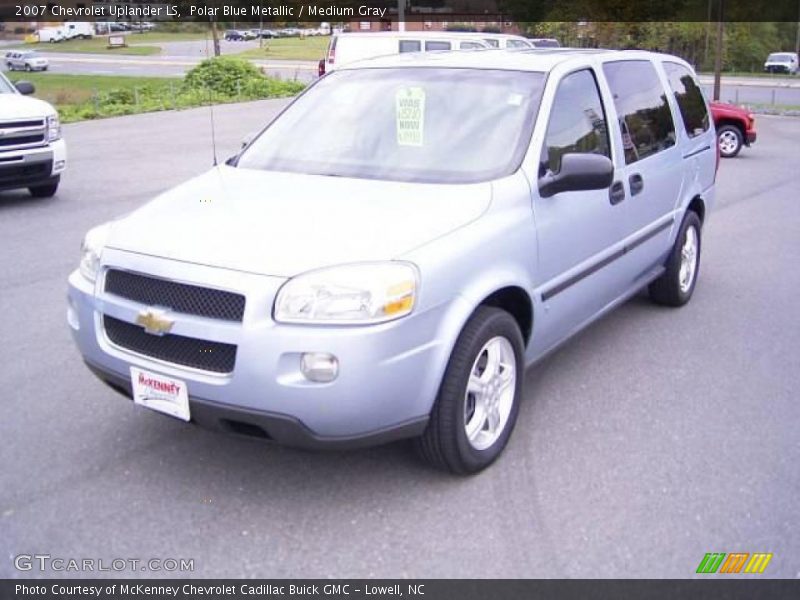 Polar Blue Metallic / Medium Gray 2007 Chevrolet Uplander LS