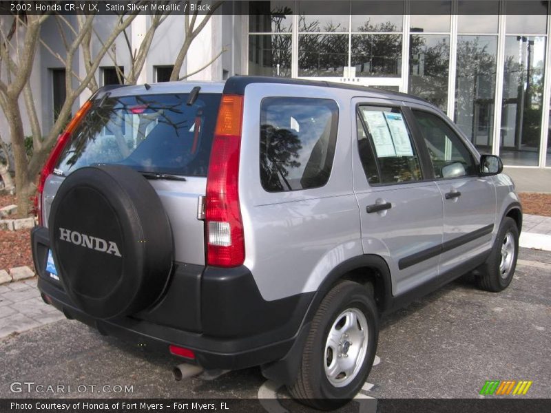 Satin Silver Metallic / Black 2002 Honda CR-V LX