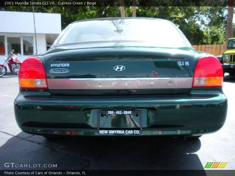 Cypress Green / Beige 2001 Hyundai Sonata GLS V6