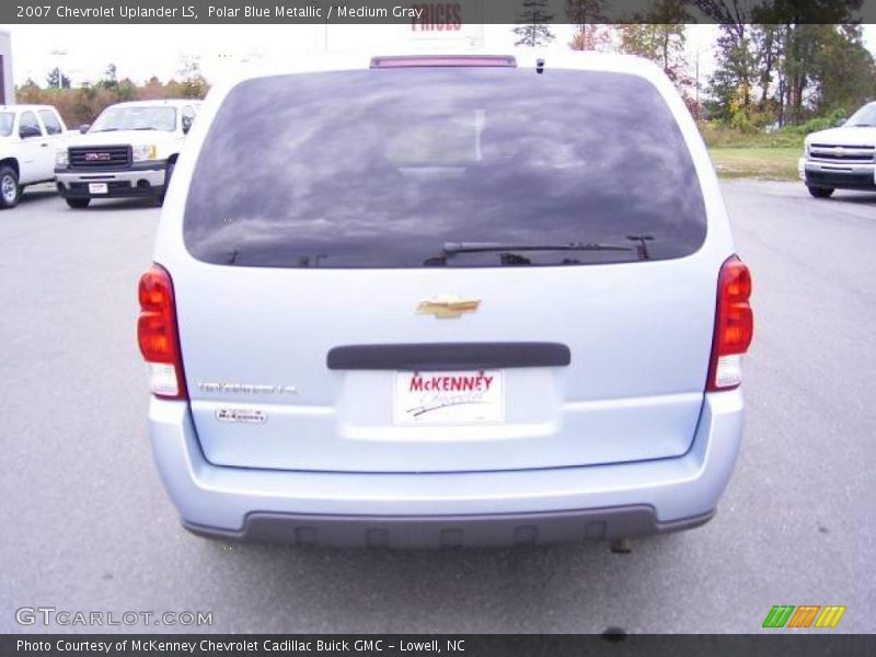 Polar Blue Metallic / Medium Gray 2007 Chevrolet Uplander LS