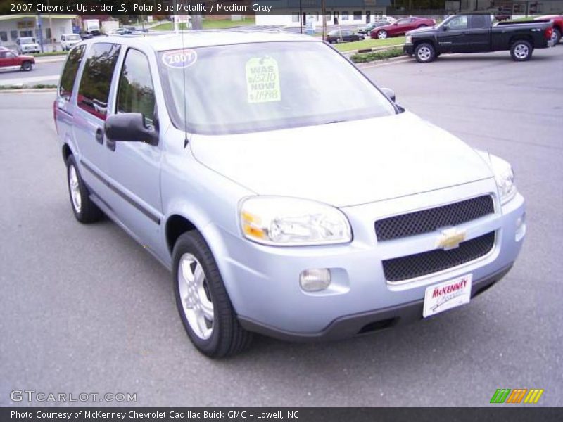 Polar Blue Metallic / Medium Gray 2007 Chevrolet Uplander LS